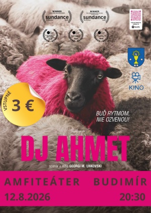 Srdečne Vás pozývame na letné kino 12.8.2026 v amfiteátri Budimír